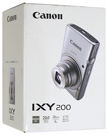 送料無料】Canon製 コンパクトデジタルカメラ IXY200(SL) シルバー ...