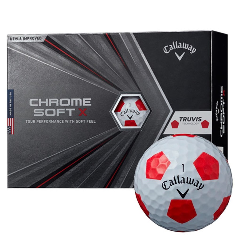 5年保証』 Callaway chrome soft ゴルフボール クローバー柄 sushitai