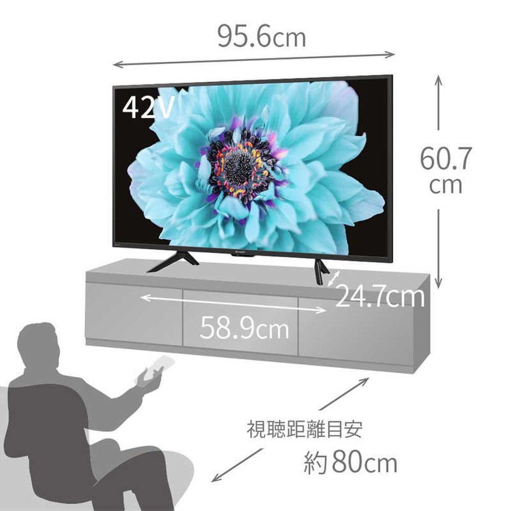 SONY 42インチ 液晶テレビ BRAVIA KDL-42W802A - テレビ・映像機器