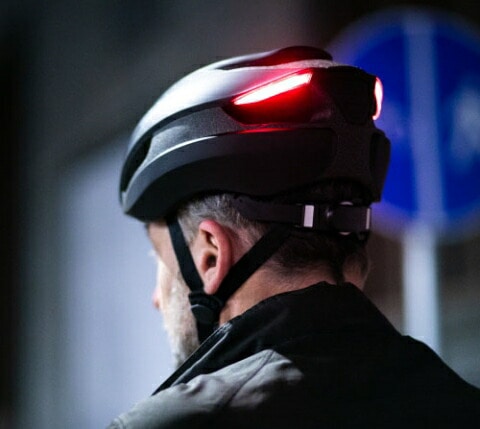 自転車用 ヘルメット ライト ヘッドライト ウインカー LED LUMOS Ultra