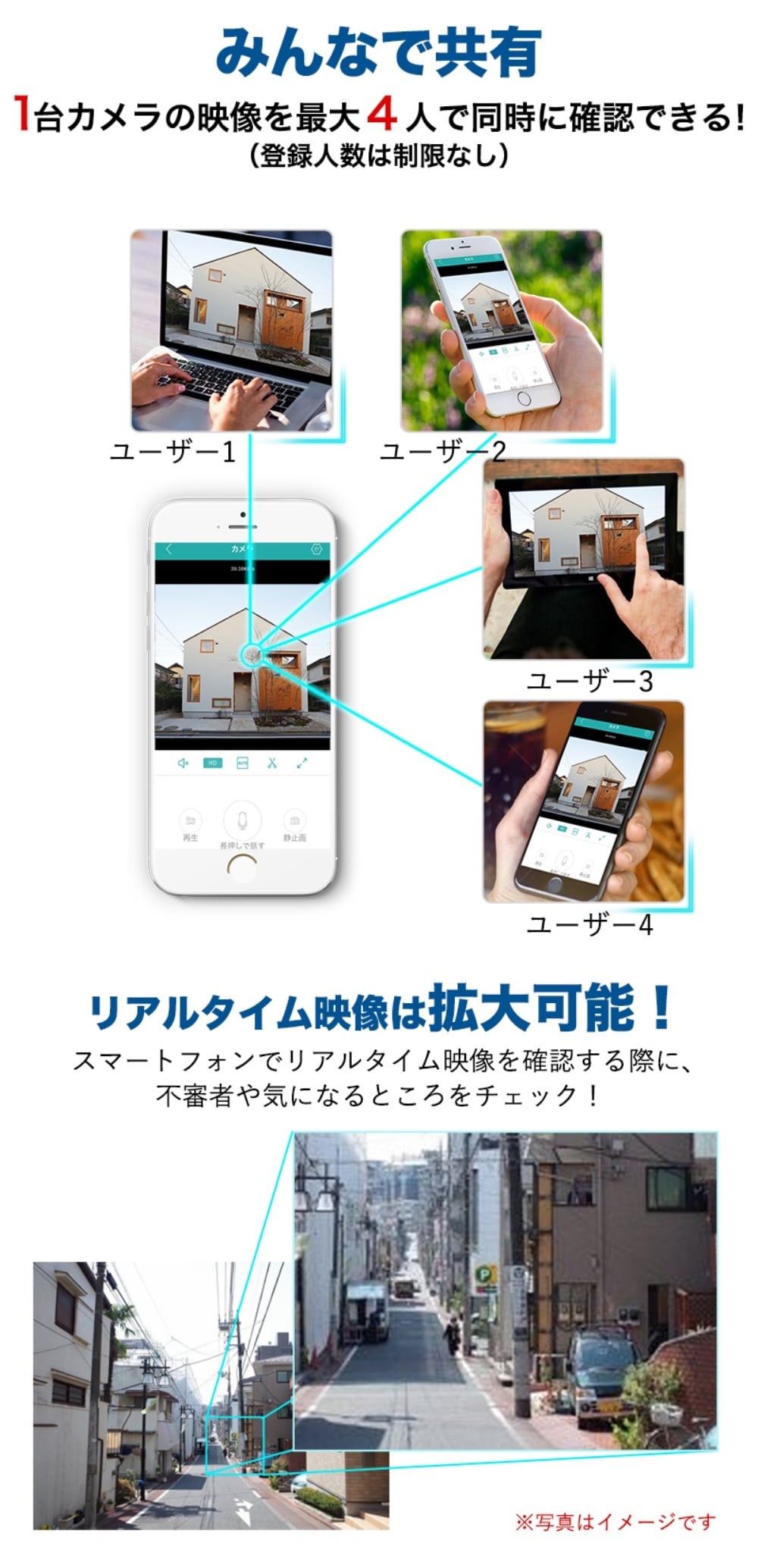 送料無料 防犯カメラ 簡単設置 家庭用 遠隔監視 スマホ 高画質 手軽 