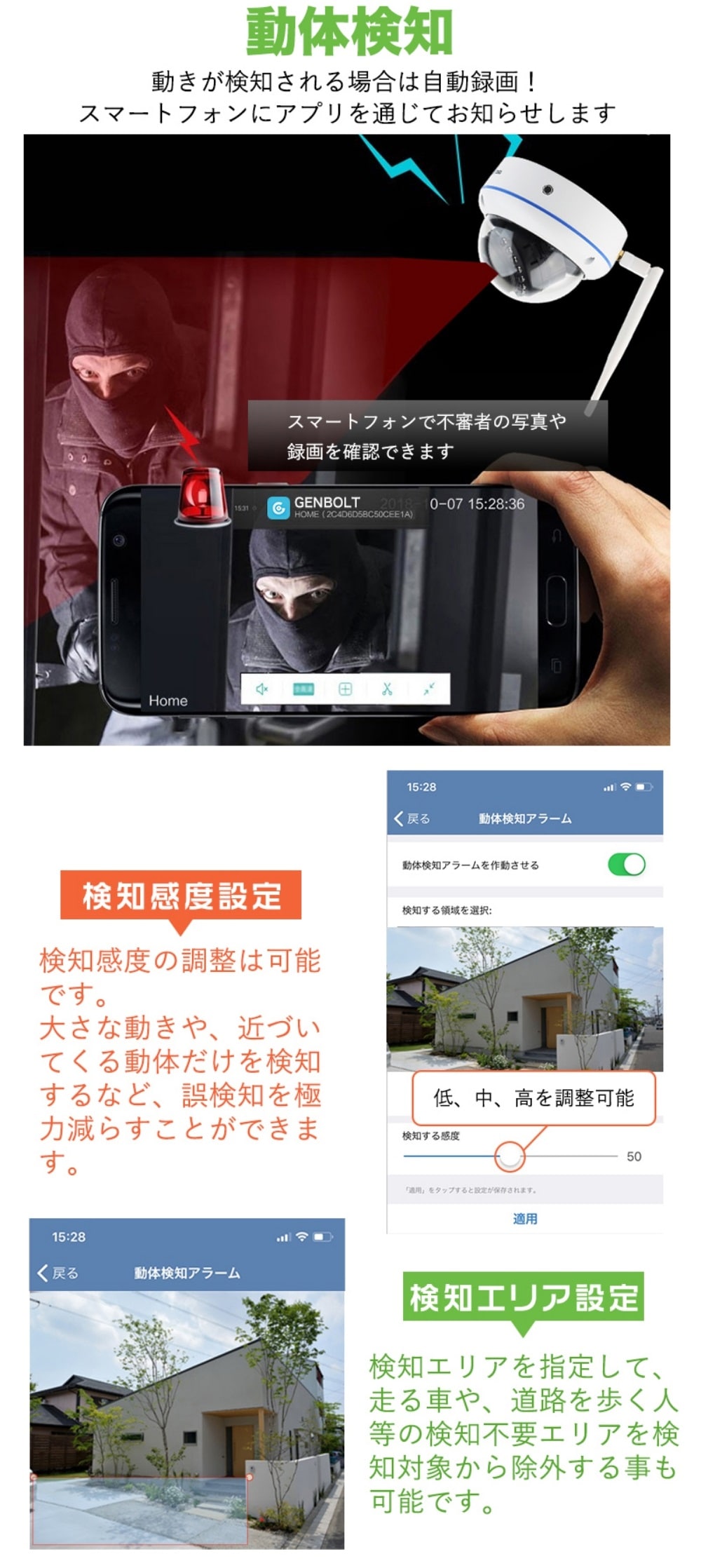 送料無料 防犯カメラ 簡単設置 家庭用 遠隔監視 スマホ 高画質 手軽 