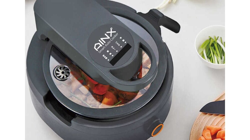 送料無料 AX-C1BN 電気調理 調理器具 料理 スマートオートクッカー AX