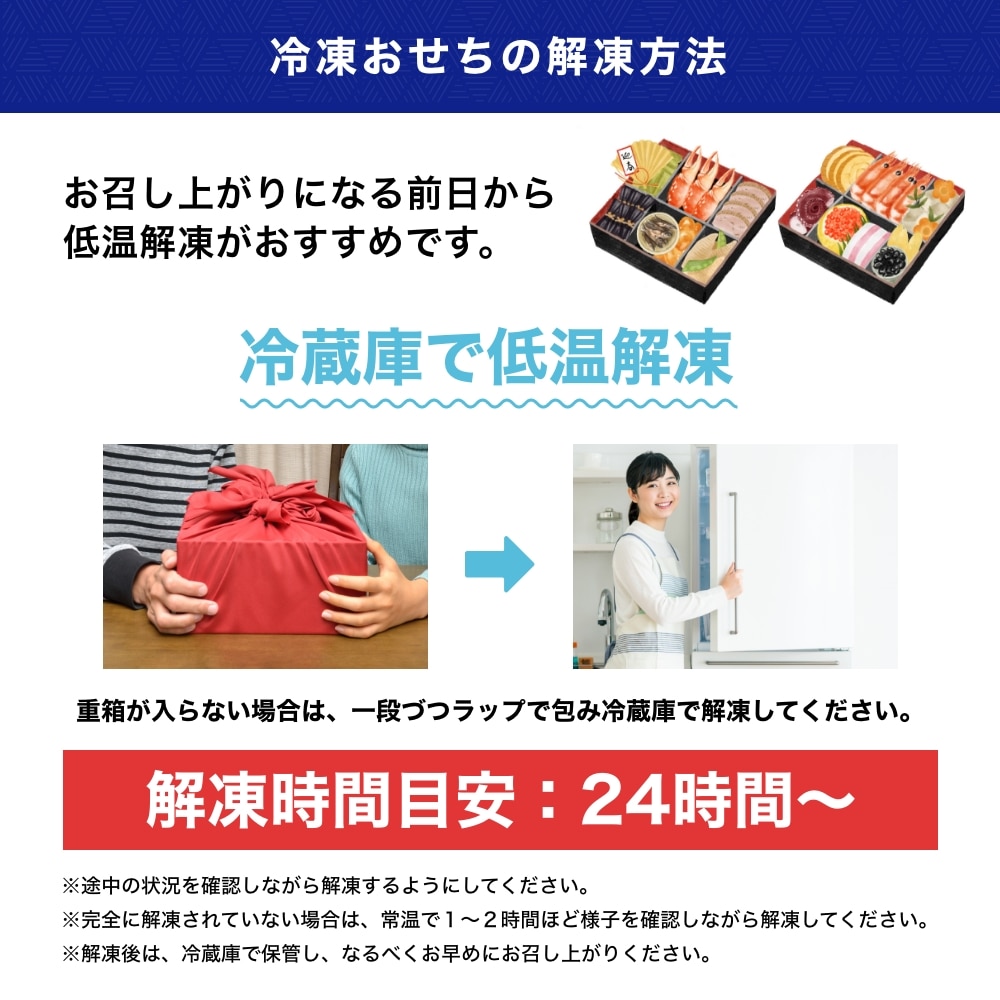 おせち 2023 お節 冷凍 おせち料理 和風 和洋折衷 数量限定 京都「洙樂庵」減塩おせち 三段重 約3人前 32品目 お申込締切日;20221216:  うさマート｜JRE MALL