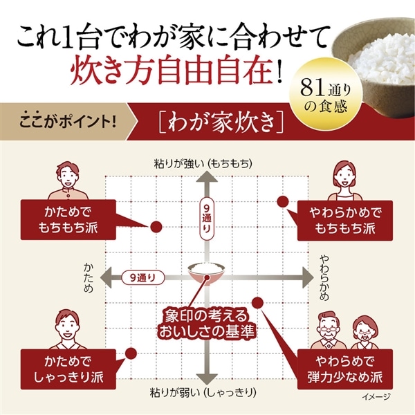 象印 圧力IH炊飯ジャー 極め炊き 5.5合 NW-JZ10-BA(5.5合炊き ブラック