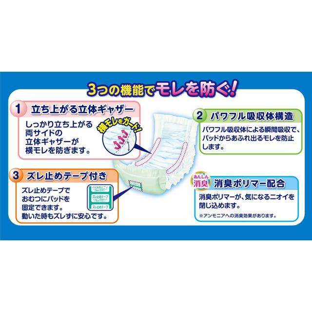 大人用紙おむつ類】エルモア いちばん 尿とりパッドパワフルスーパー