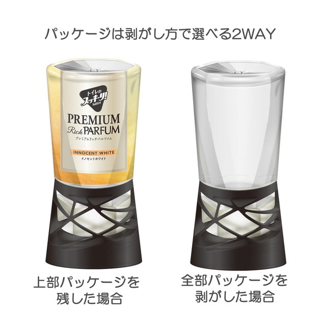 アース製薬 トイレスッキリ！ プレミアムリッチパルファム イノセントホワイト 400ml: サンドラッグe-shop｜JRE MALL