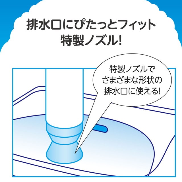 アース製薬 らくハピ マッハ泡バブルーン洗面台の排水管 200ml: サン