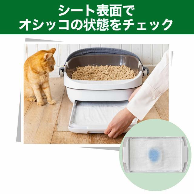 エステーペット 実感消臭シート 猫のシステムトイレ用 20枚入り: サン