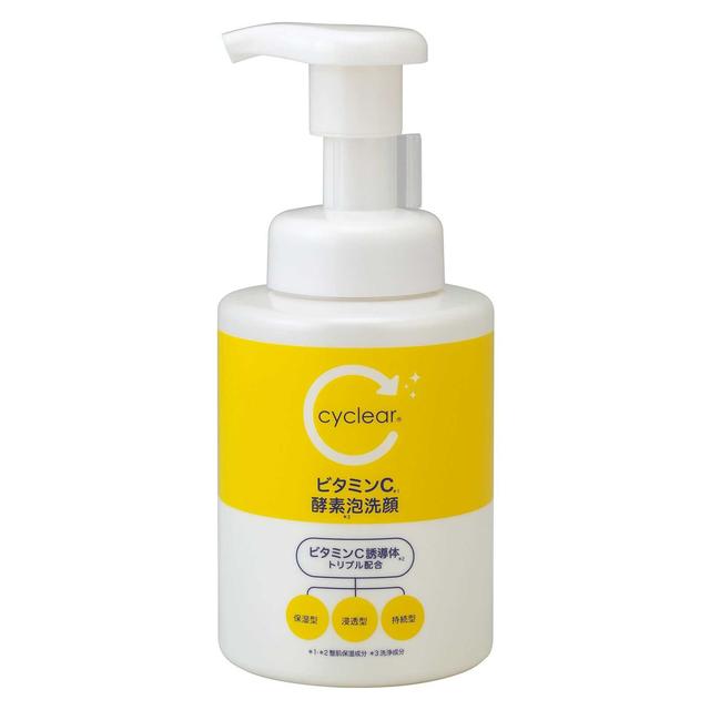 熊野油脂 cyclear ビタミンC 酵素泡洗顔 300ml: サンドラッグe-shop 