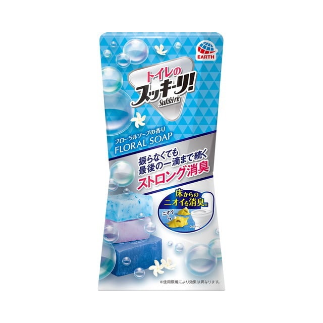 アース製薬 トイレのスッキーリ！ フローラルソープの香り 400ml: サン