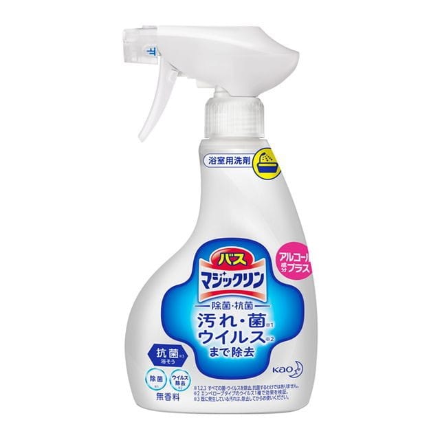 花王 バスマジックリン泡立ちスプレー 除菌・抗菌アルコール成分プラス 本体 380ml: サンドラッグe-shop｜JRE MALL