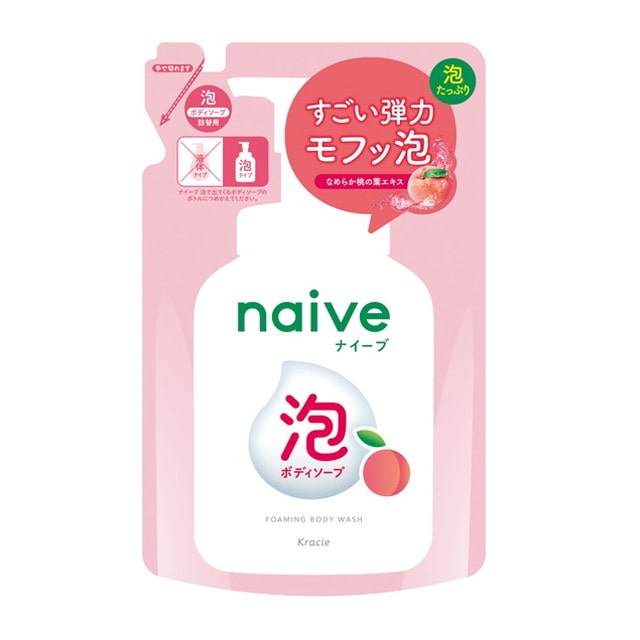 クラシエホームプロダクツ ナイーブ 泡で出てくるボディソープ 詰め替え 450ml: サンドラッグe-shop｜JRE MALL