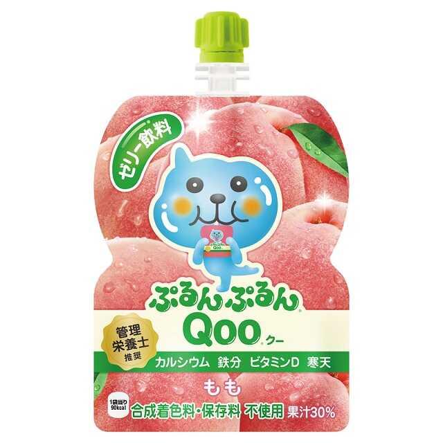 ◇コカコーラ ぷるんぷるん Qoo（クー） ピーチ 125g【6個セット