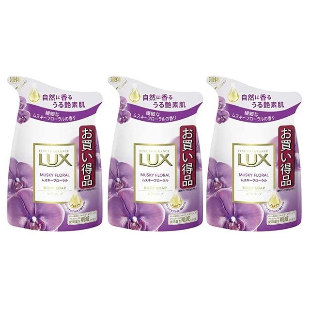 LUX（ラックス） ボディソープ ムスキーフローラル つめかえ用 300g【3