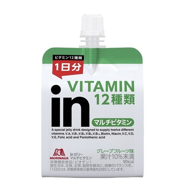 ◇森永 inゼリー マルチビタミン 180g【6個セット】▽検品時開梱商品の