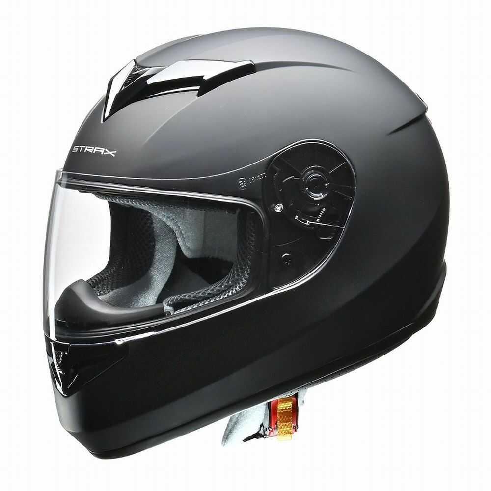 リード工業 STRAX フルフェイスヘルメット マットブラック SF1 MATBK 