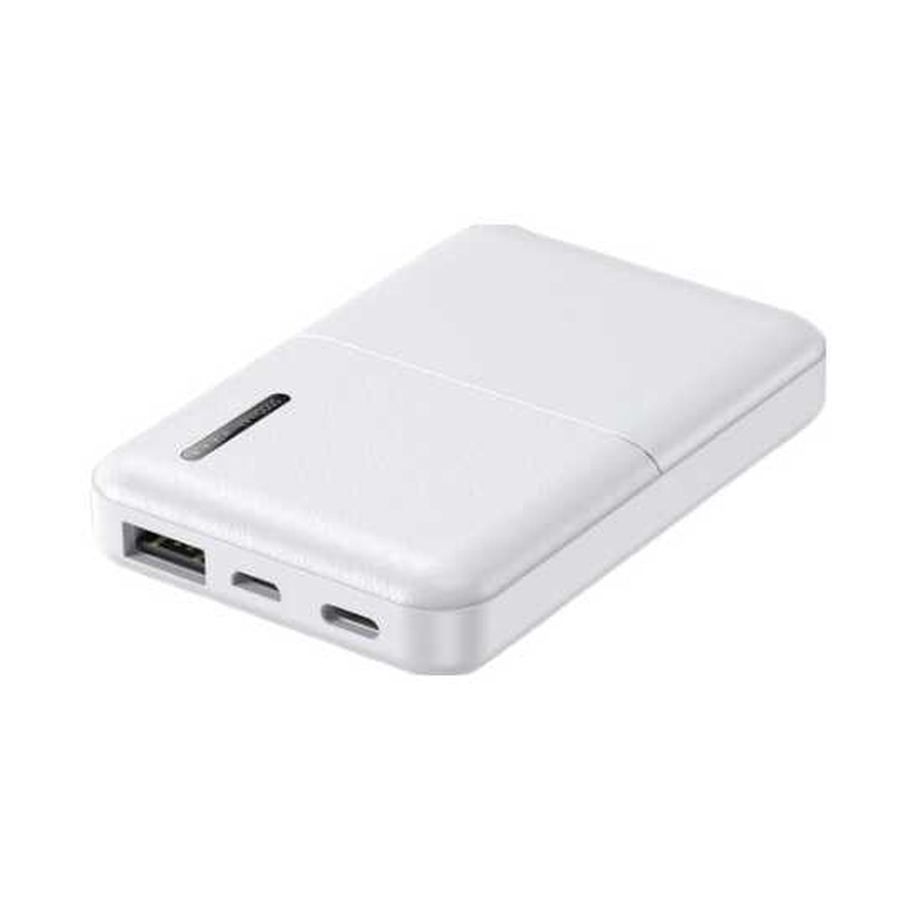 HIDISC Type-C入出力対応 モバイルバッテリー5000mAh ホワイト 1個