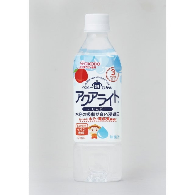 ◇和光堂 ベビーのじかん アクアライト りんご 500ml （3ヶ月頃から）【24本セット】: サンドラッグe-shop｜JRE MALL