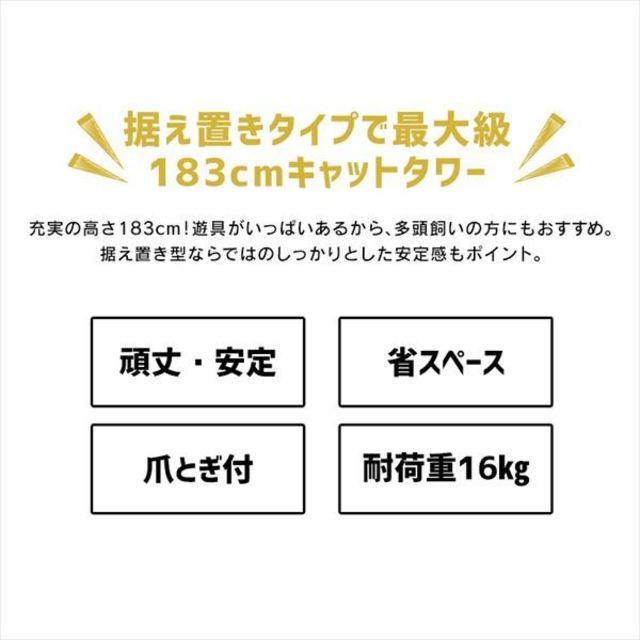 キャットタワー CTHR-61 ネイビー【時間指定不可】【プラザセレクト