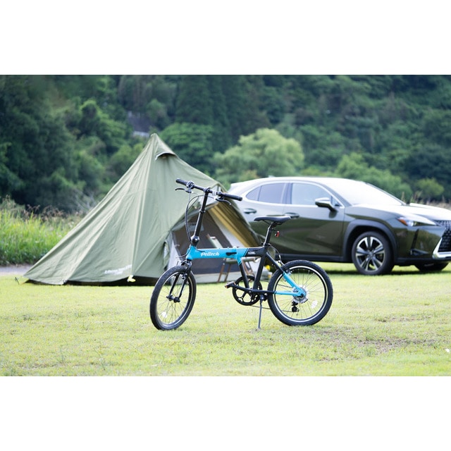 送料無料】PELTECH Flip one 軽量アルミ折り畳み太タイヤ自転車 総重量