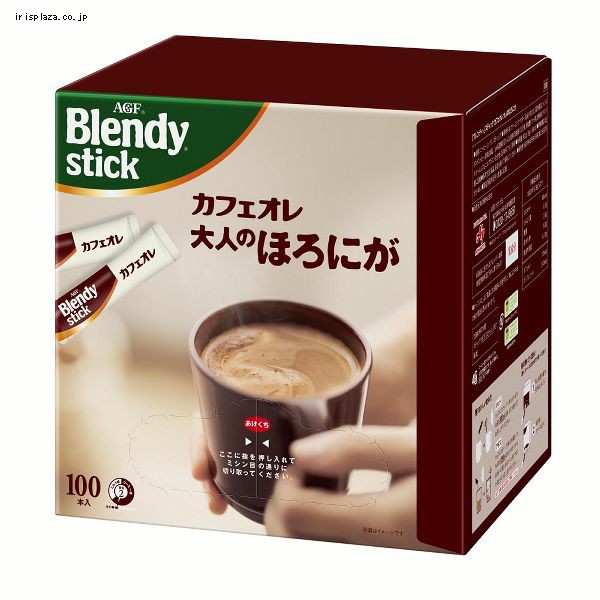 AGF 「ブレンディ」スティック カフェオレ 大人のほろにが100本