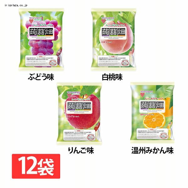 マンナンライフ 【12袋】蒟蒻畑 25g×12個入り 白桃味【プラザセレクト】【プラザマーケット】(白桃味): アイリスプラザ｜JRE MALL