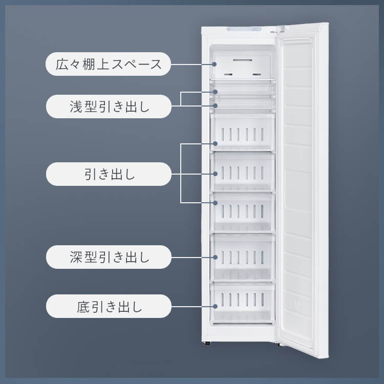 公式】冷凍庫 スリム冷凍庫 120L アイリスオーヤマ IUSN-S12A-W