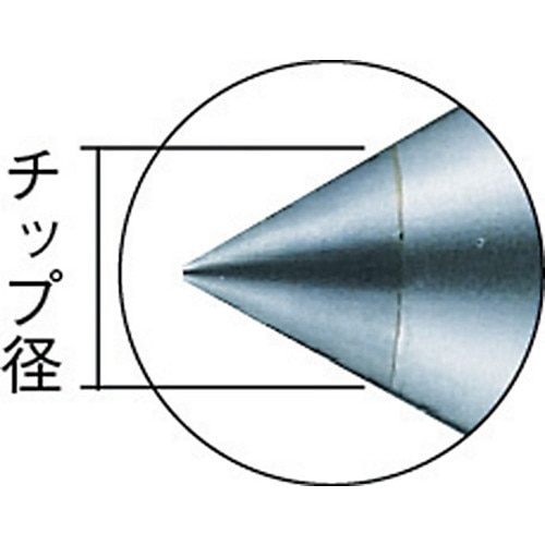 レースセンター超硬付 MT2 チップ径10mm TRSP210(TRSP210