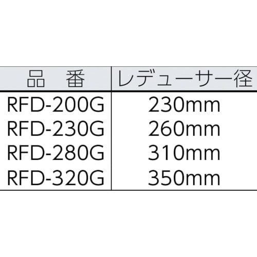 フレキシブルダクト不燃型 Φ200X長さ5m RFD200G(RFD200G