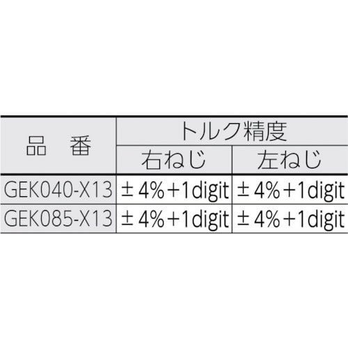 デジラチェ ヘッド交換式ラチェットヘッドセット 40N・m TGEK040X132