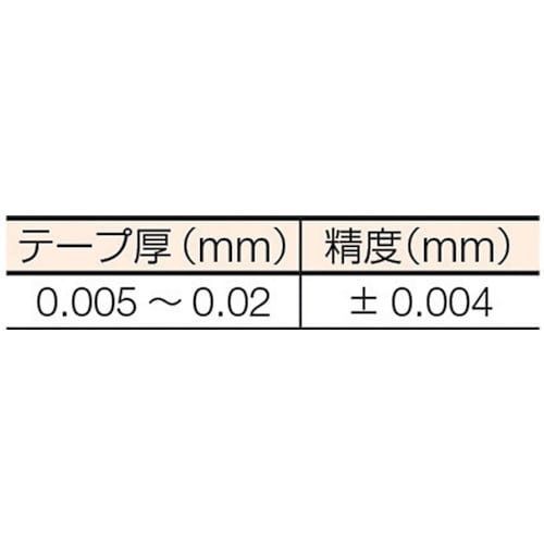 フィラーゲージ 0．005mm厚 12．7mmX1m ステンレス製 TFG0.005M1(TFG0