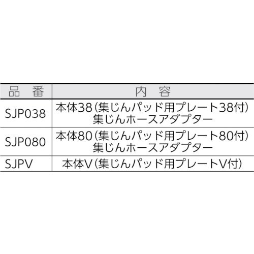 集塵パッドΦ38 SJP038(SJP038): ビックカメラ｜JRE MALL