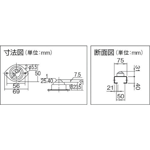 ボールコンベヤ P75XL600 U-8BX8 スチール U8B6075(U8B6075