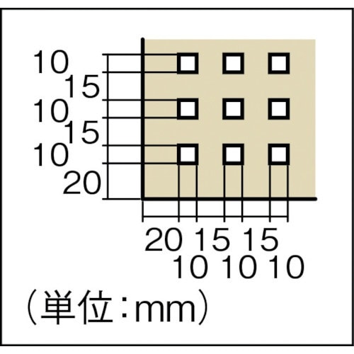 ライトパンチングパネル パネリーナ両面式 キャスター付 TUR2C(TUR2C