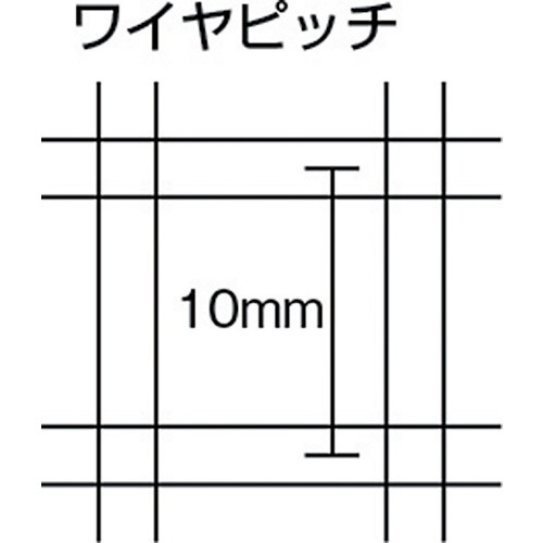 ファインバスケット300×450×200 10×10メッシュ20kg FB2(FB2