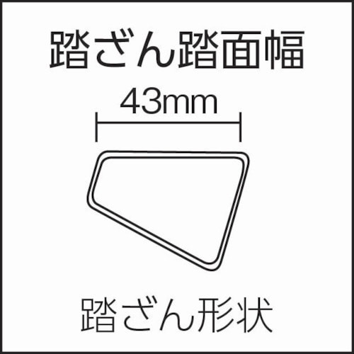 折りたたみ式作業用踏台 0.47m 最大使用質量150kg CSF47A(CSF47A