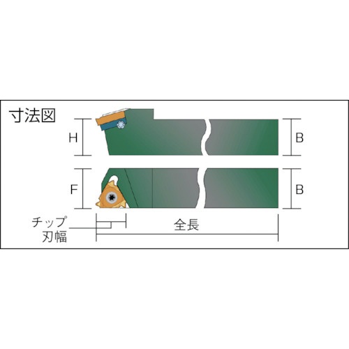 カーメックスねじ切り用ホルダー SER1616H16《※画像はイメージです