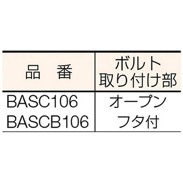 クランプBASCB型 開き100mm BASCB106(BASCB106): ビックカメラ｜JRE MALL