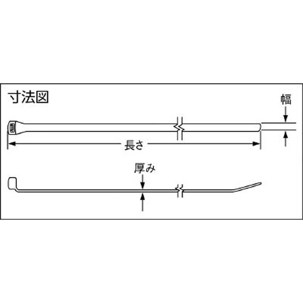 コンタータイ 耐候性黒 CBR2SM0 （1袋1000本）(CBR2SM0): ビックカメラ