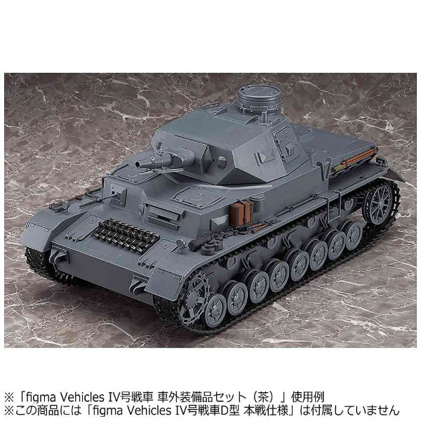 1/12 figma Vehicles IV号戦車 車外装備品セット（茶） 【代金引換配送