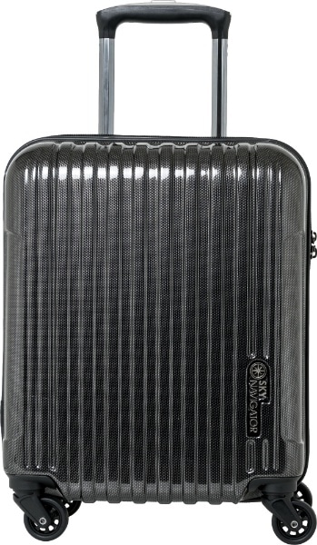 スーツケース コインロッカー対応キャリー 25L Black Carbon SK-0722