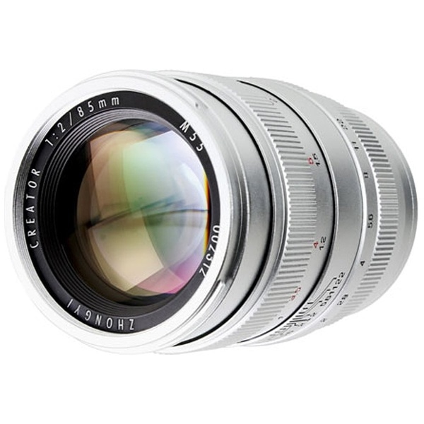 カメラレンズ 85mm F2 CREATOR シルバー [ソニーE /単焦点レンズ