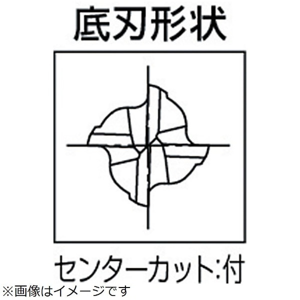 ハイスエンドミル センタカット 多刃ロング 22 81032 CC-EML-22