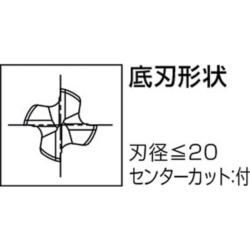 送料無料】OSG EX-TIN-RELF 20 ハイスエンドミル ラフィングロング