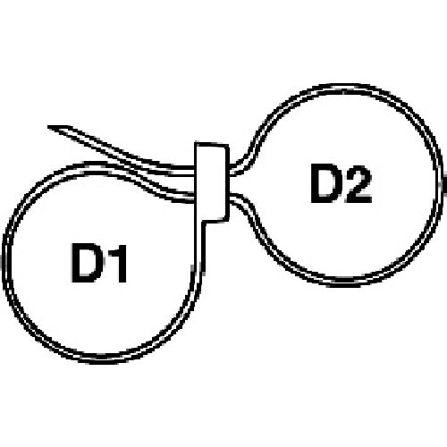 完成品 【お取り寄せ】パンドウイット/ダブルループ結束バンド 耐熱性