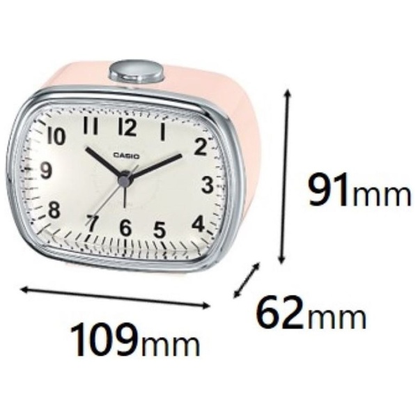 アラームクロック レトロピンク TQ-159-4JF [アナログ](ピンク): ビックカメラ｜JRE MALL