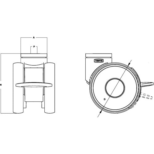 新作セール】 テンテキャスター 高性能旋回双輪キャスター“LINEA