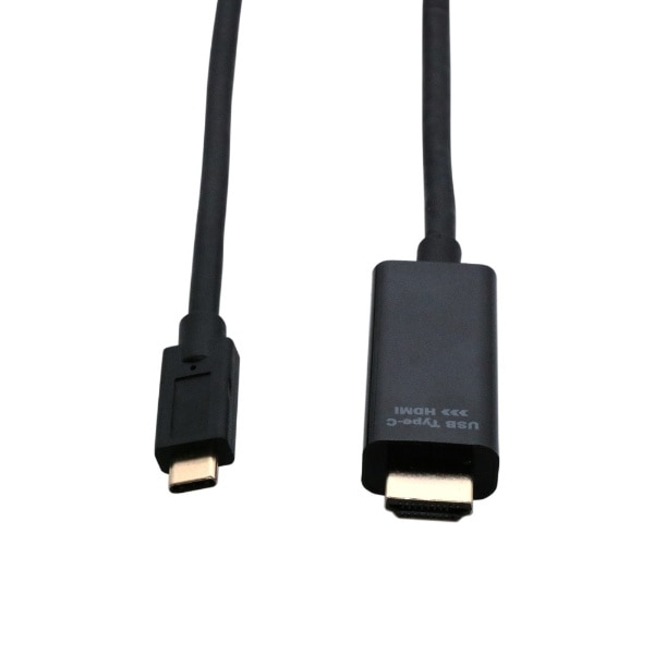 USB-C ⇔ HDMI ケーブル [映像 /1m /4K対応] ブラック BCC-HD10/BK(1m