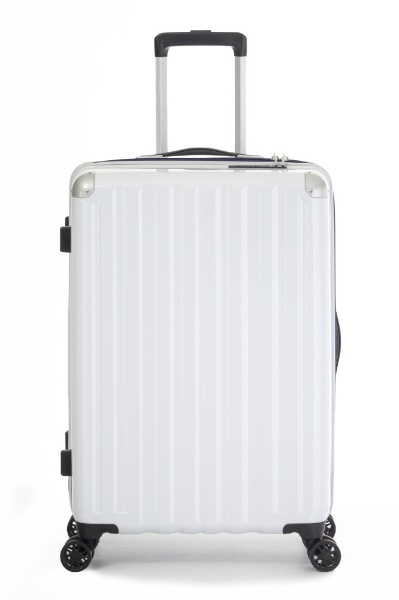 スーツケース ハードキャリー 66L ホワイト ALI-6008-24 [TSAロック